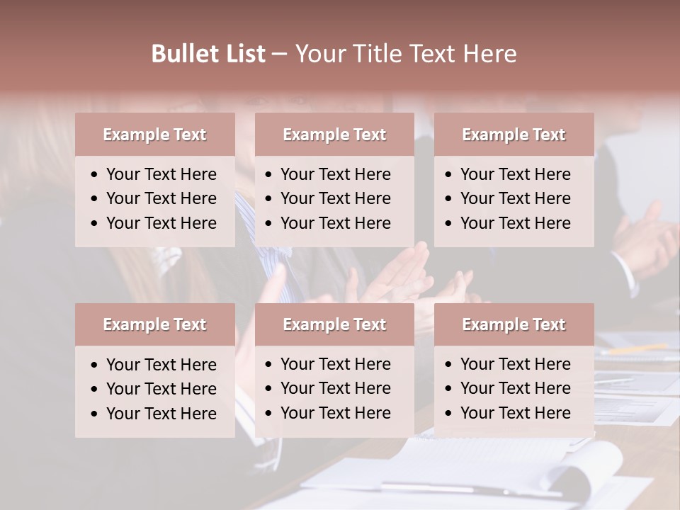 Cheerful Caucasian Corporate PowerPoint Template