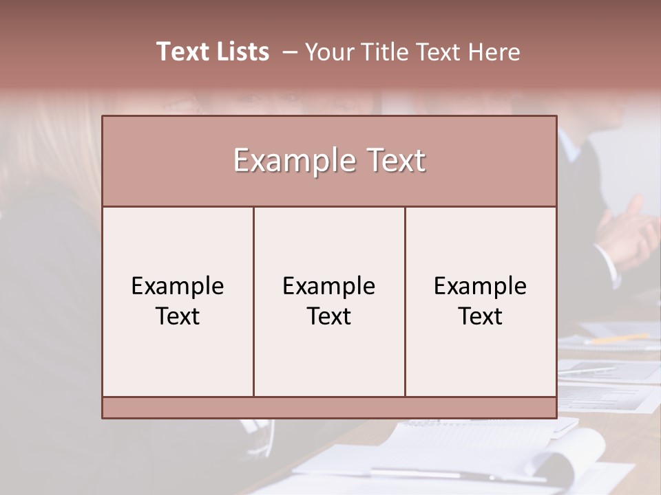 Cheerful Caucasian Corporate PowerPoint Template