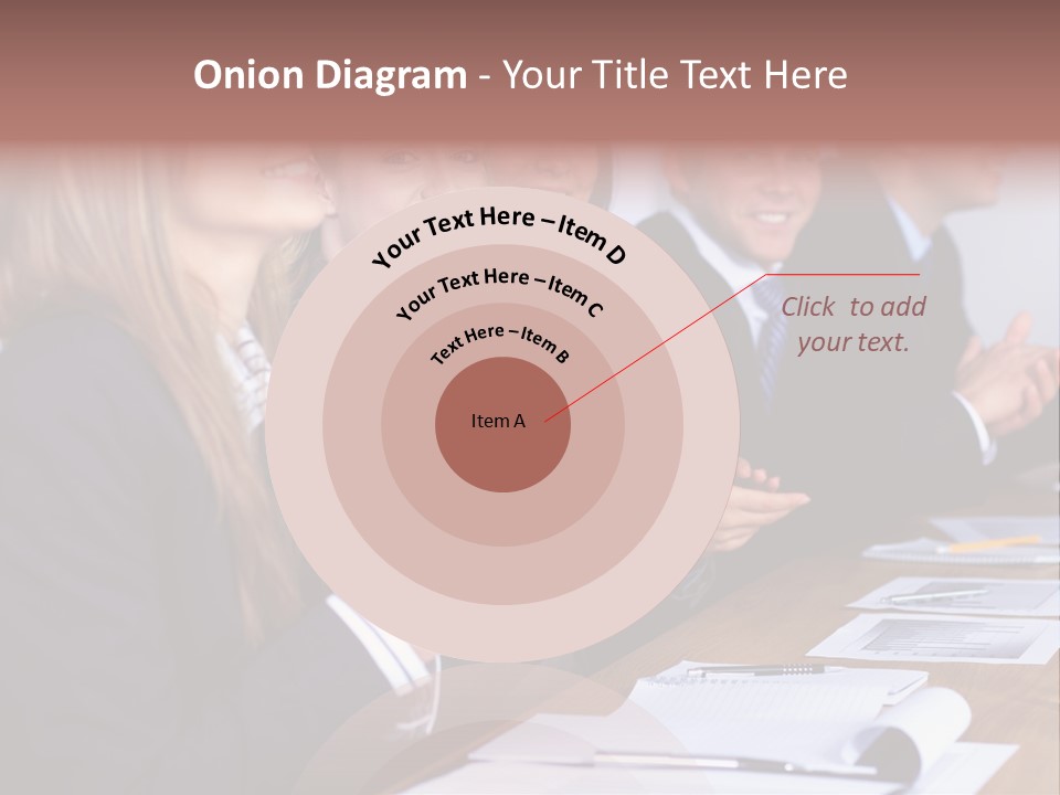Cheerful Caucasian Corporate PowerPoint Template