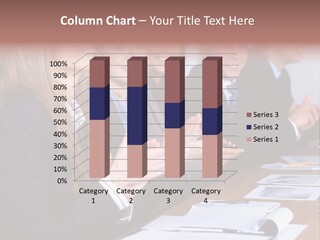 Cheerful Caucasian Corporate PowerPoint Template