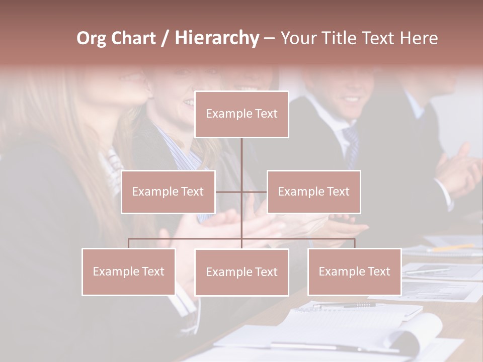 Cheerful Caucasian Corporate PowerPoint Template