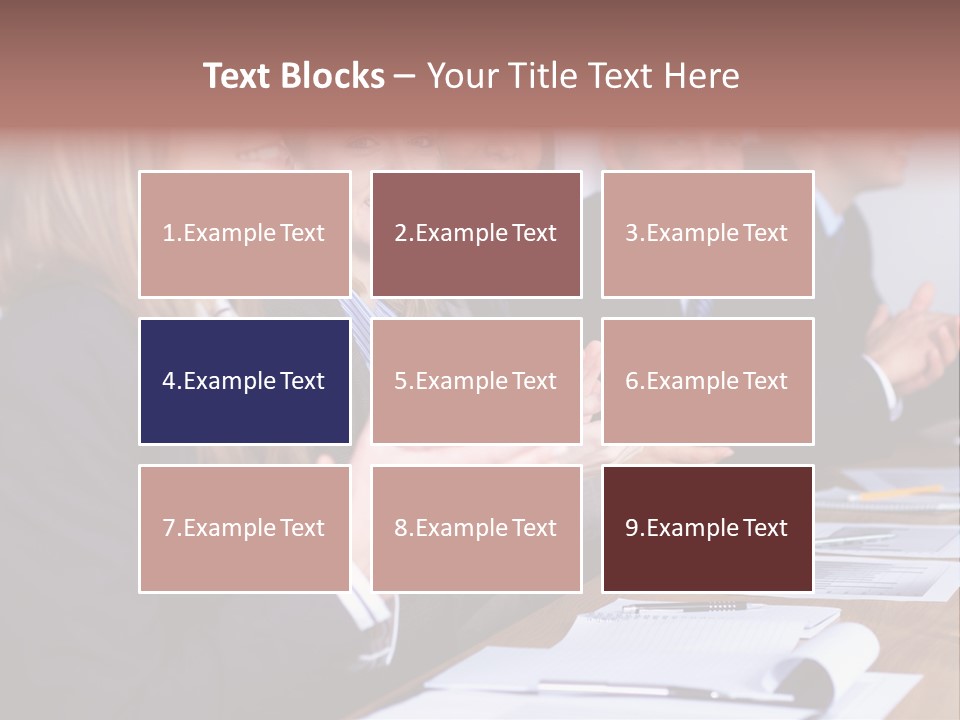 Cheerful Caucasian Corporate PowerPoint Template