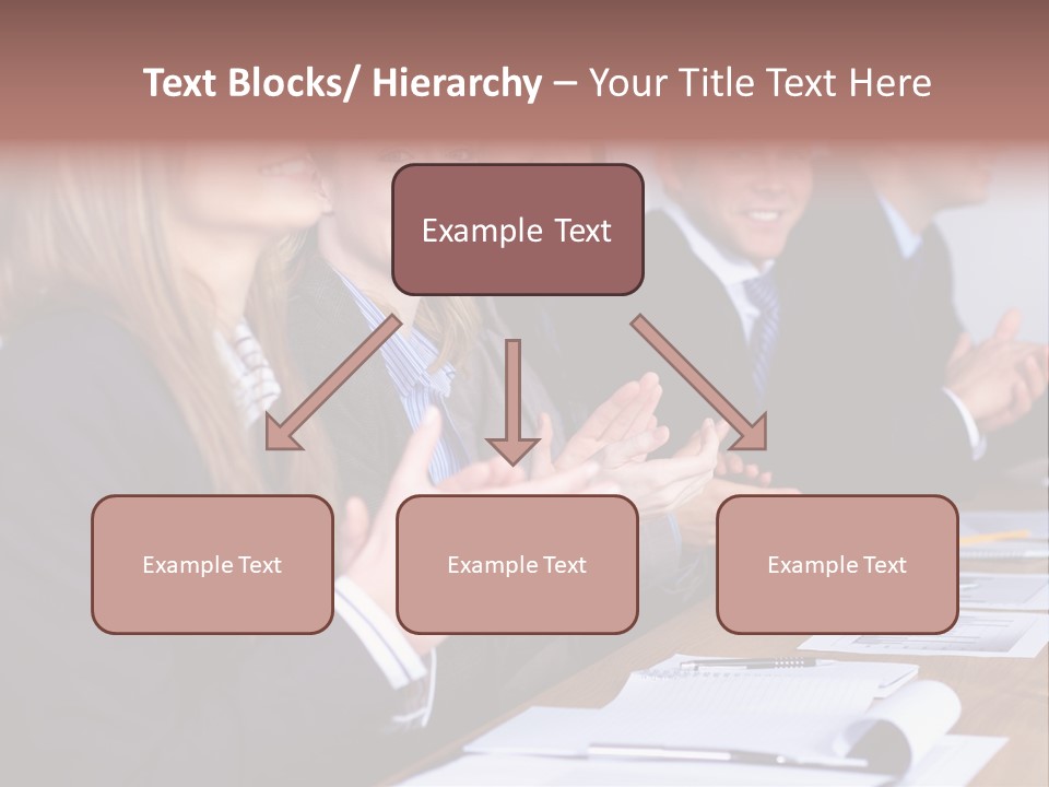 Cheerful Caucasian Corporate PowerPoint Template
