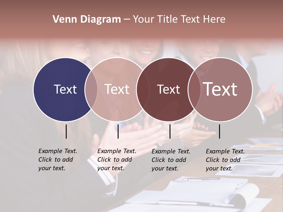 Cheerful Caucasian Corporate PowerPoint Template