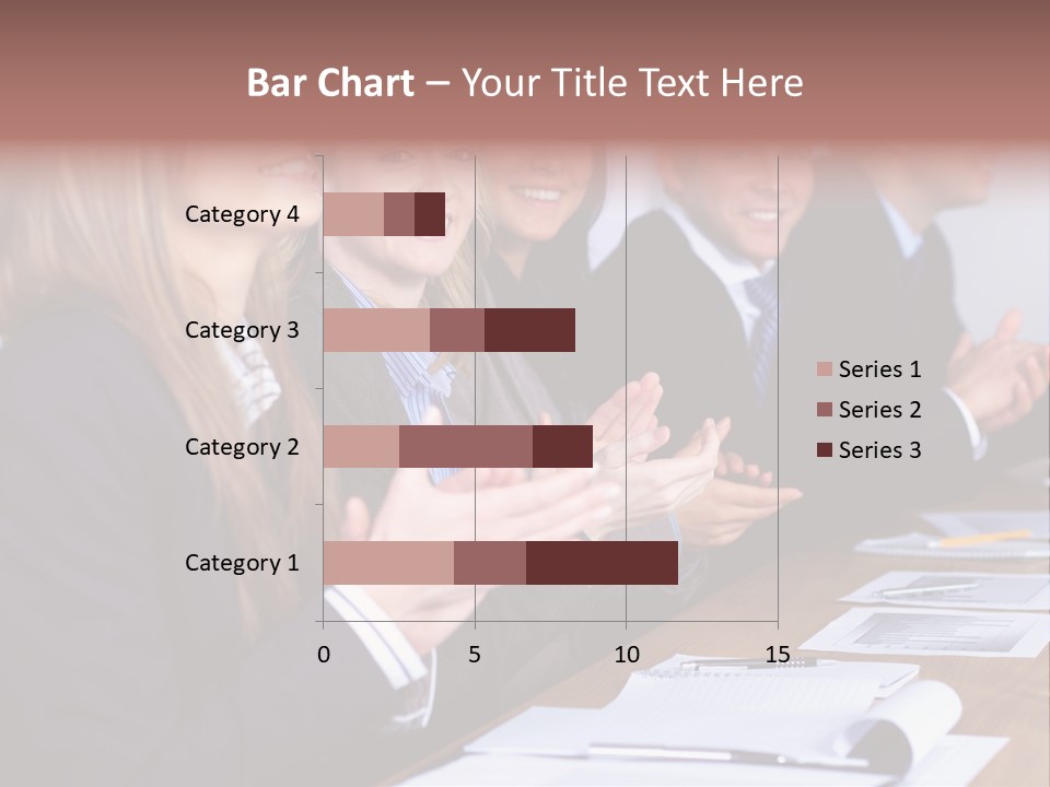 Cheerful Caucasian Corporate PowerPoint Template