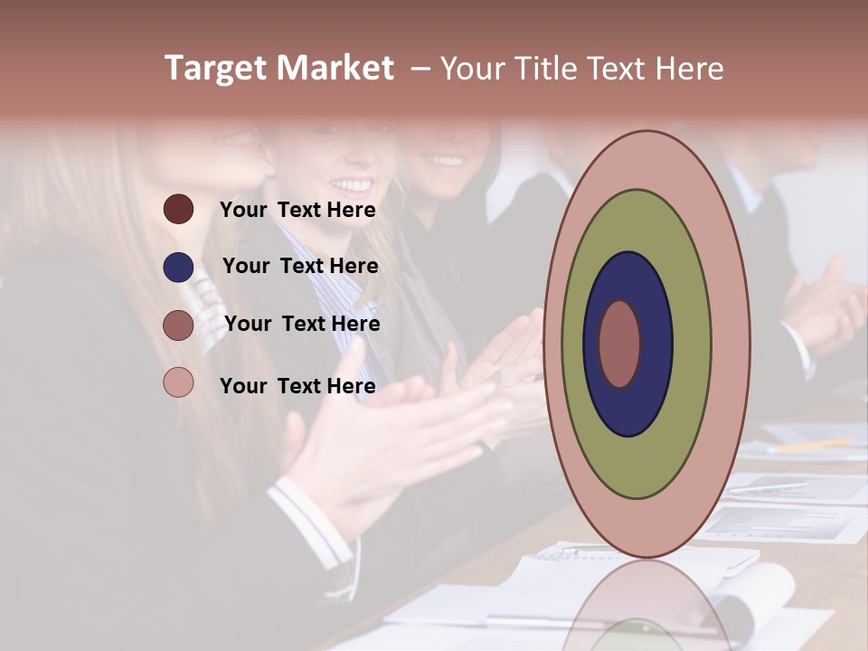 Cheerful Caucasian Corporate PowerPoint Template