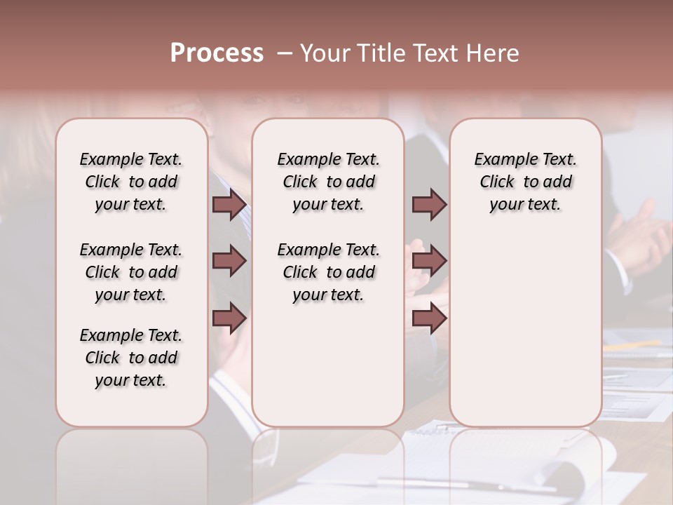 Cheerful Caucasian Corporate PowerPoint Template