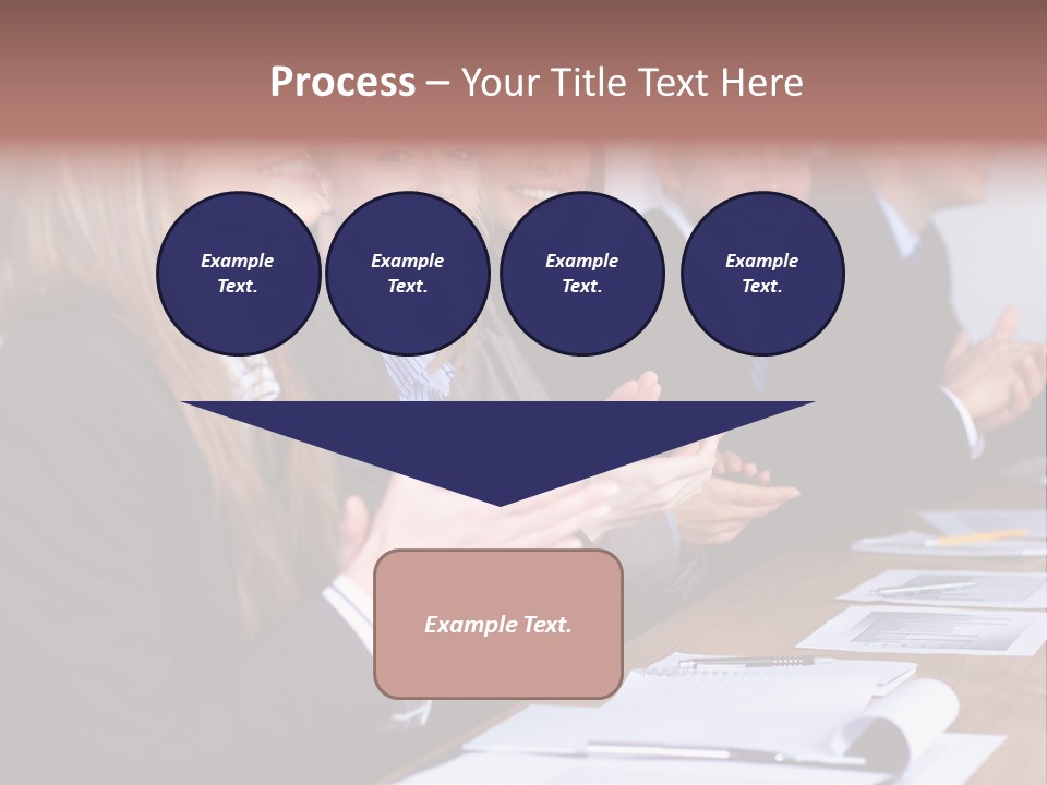 Cheerful Caucasian Corporate PowerPoint Template