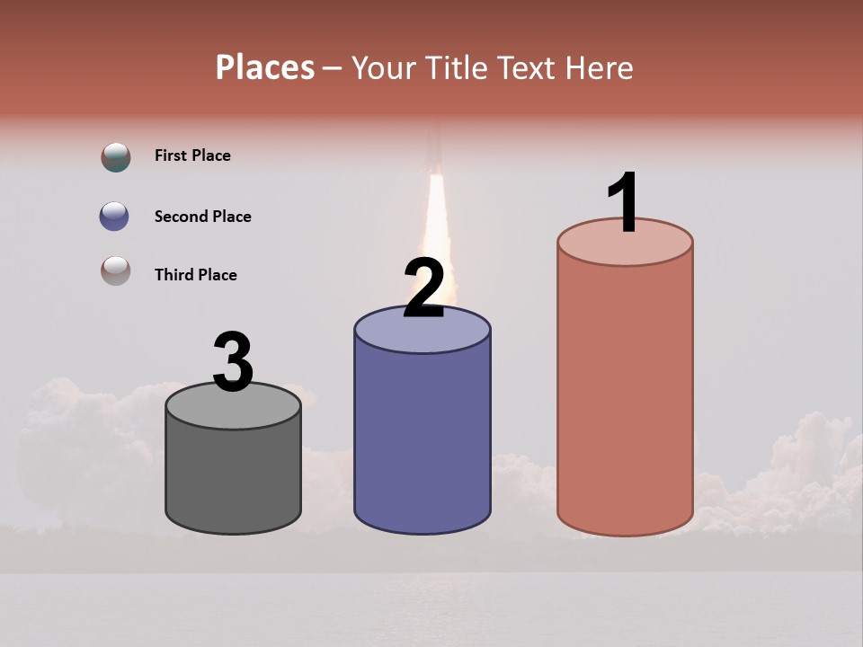 Astronaut Kennedy Flight PowerPoint Template