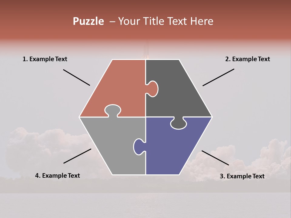 Astronaut Kennedy Flight PowerPoint Template