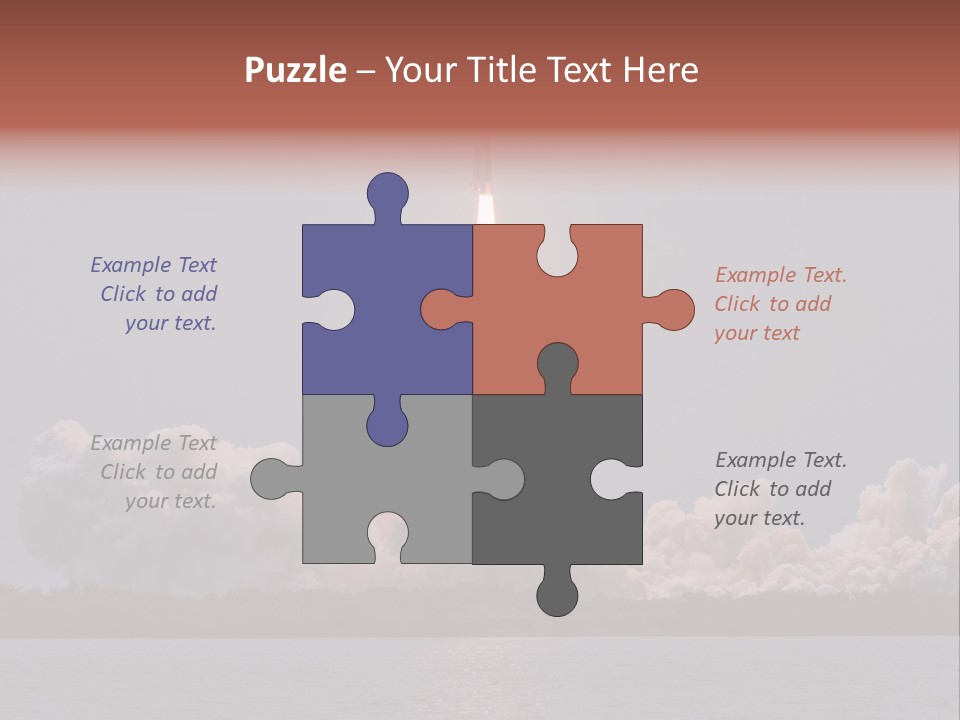 Astronaut Kennedy Flight PowerPoint Template