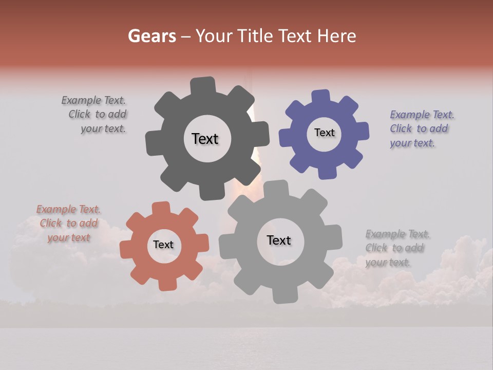 Astronaut Kennedy Flight PowerPoint Template