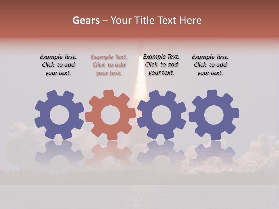 Astronaut Kennedy Flight PowerPoint Template