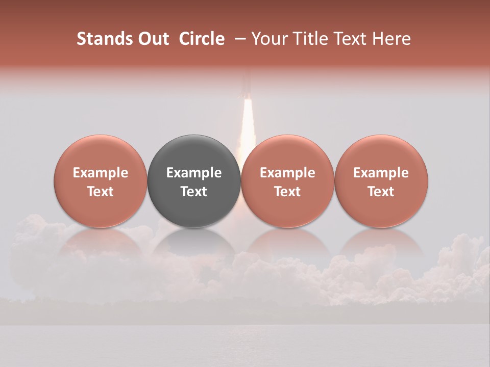 Astronaut Kennedy Flight PowerPoint Template