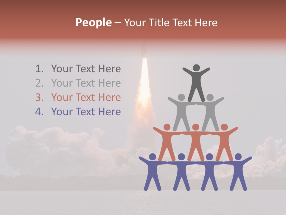 Astronaut Kennedy Flight PowerPoint Template
