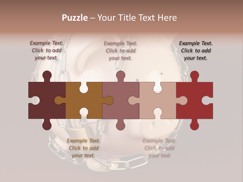 Bank Moneybox Background PowerPoint Template