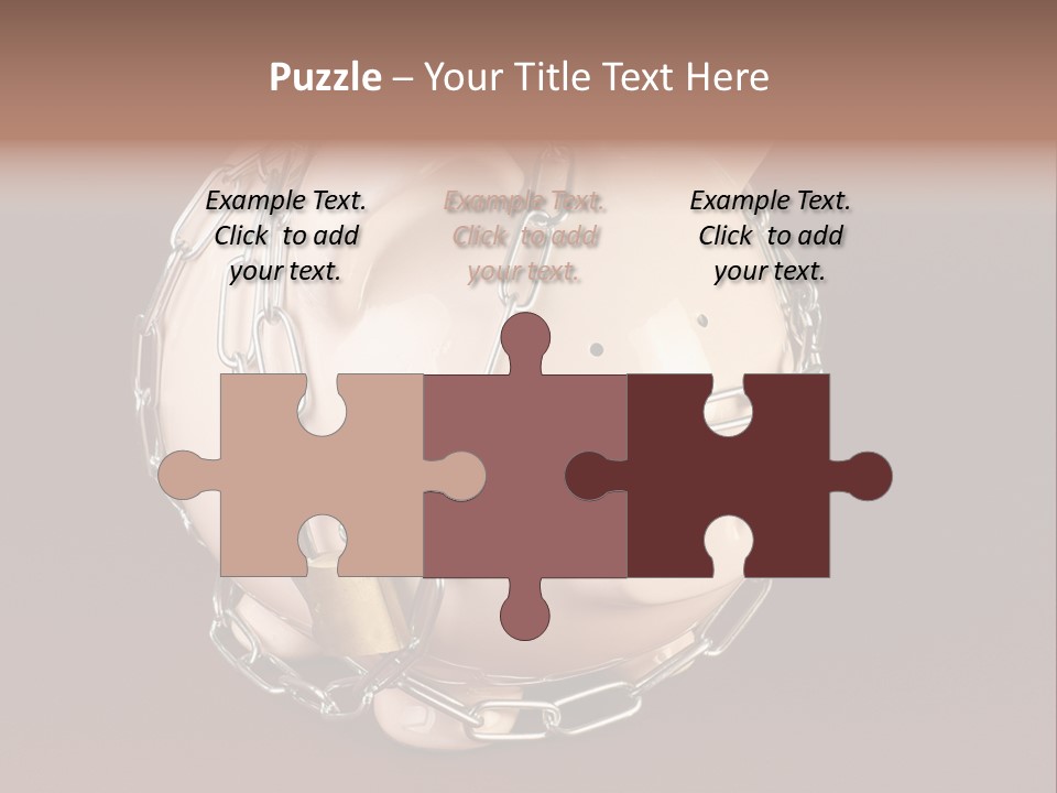 Bank Moneybox Background PowerPoint Template