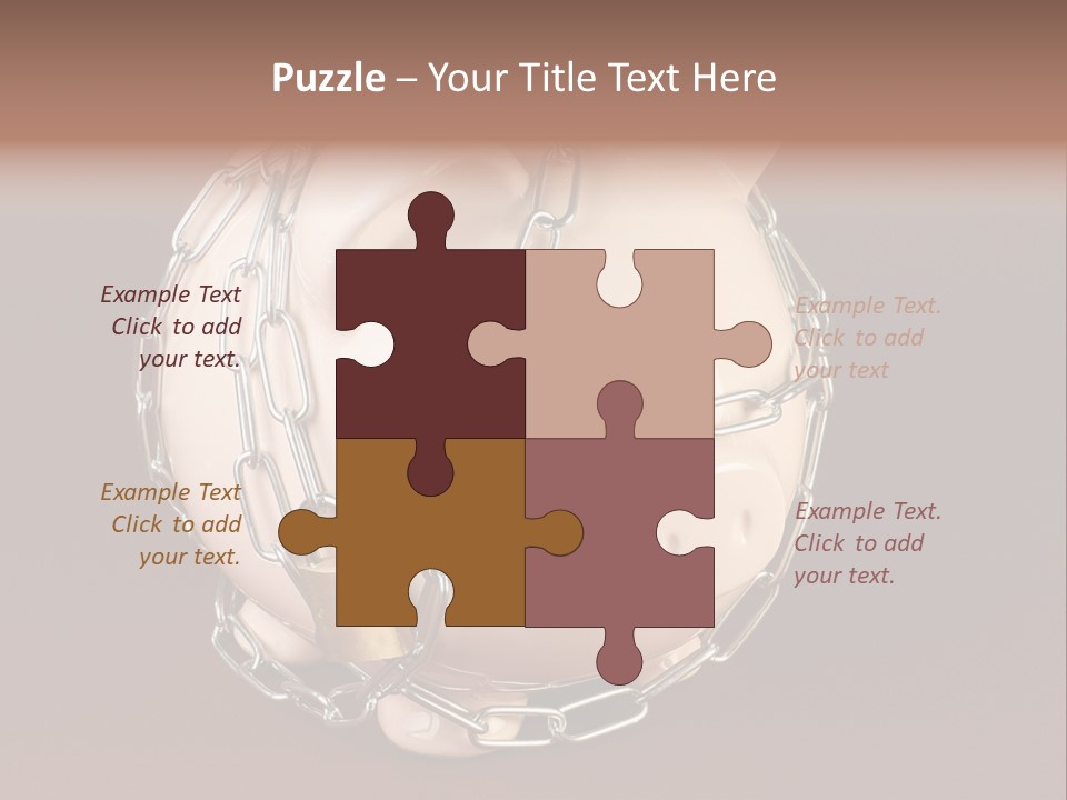 Bank Moneybox Background PowerPoint Template