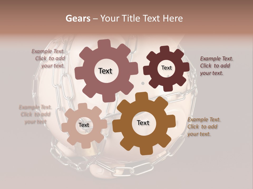 Bank Moneybox Background PowerPoint Template