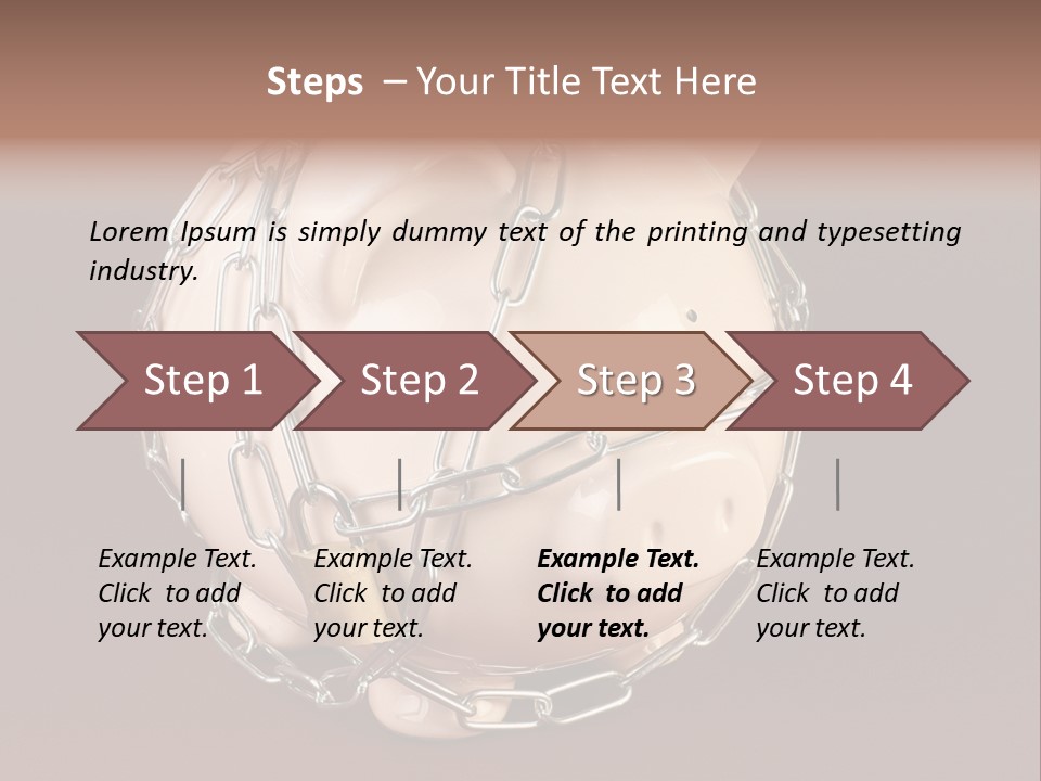 Bank Moneybox Background PowerPoint Template