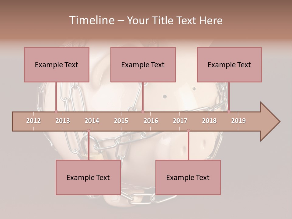 Bank Moneybox Background PowerPoint Template