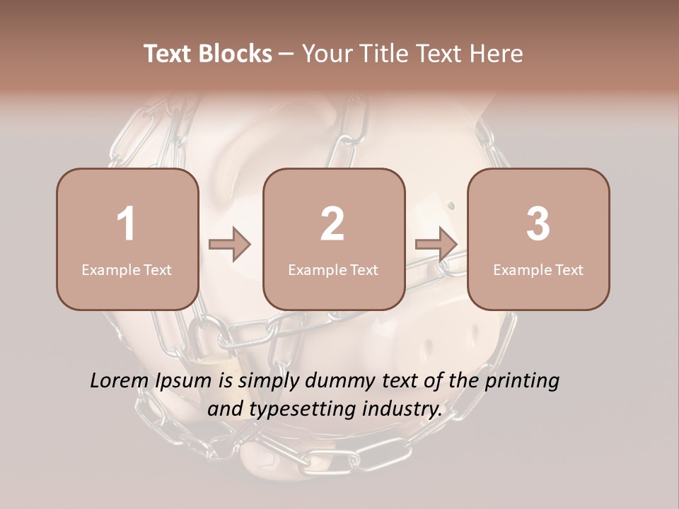 Bank Moneybox Background PowerPoint Template