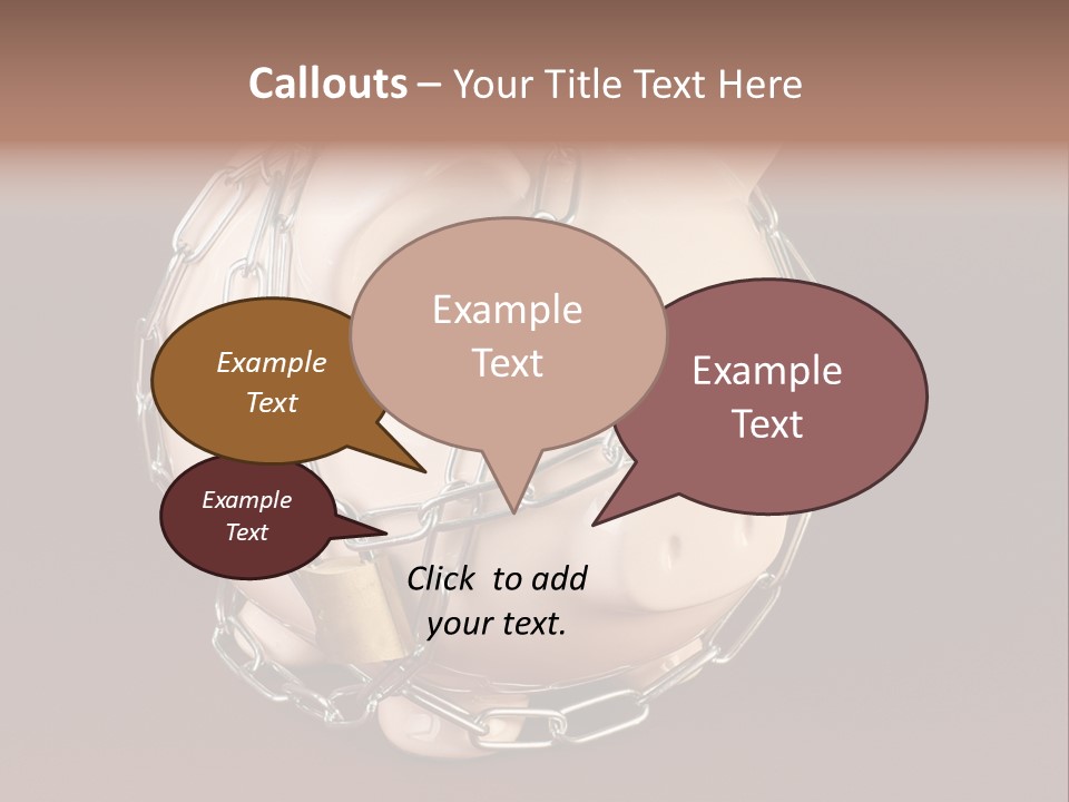 Bank Moneybox Background PowerPoint Template