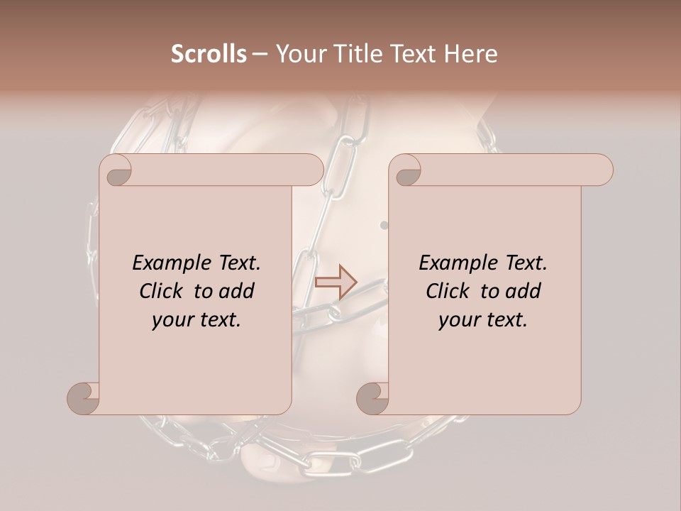 Bank Moneybox Background PowerPoint Template