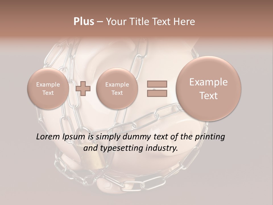 Bank Moneybox Background PowerPoint Template