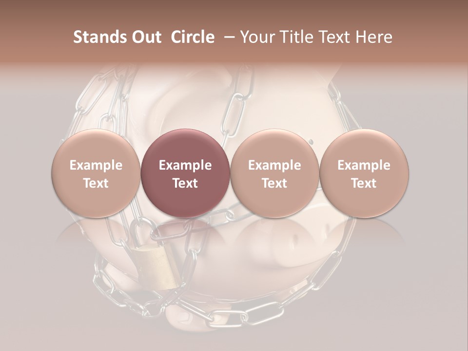 Bank Moneybox Background PowerPoint Template