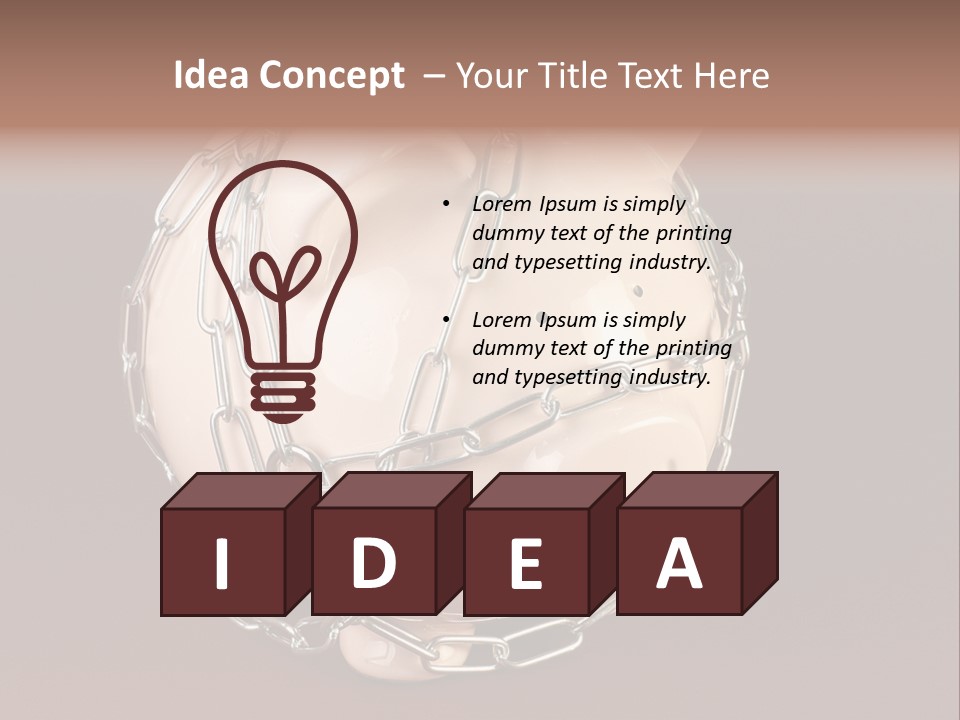 Bank Moneybox Background PowerPoint Template