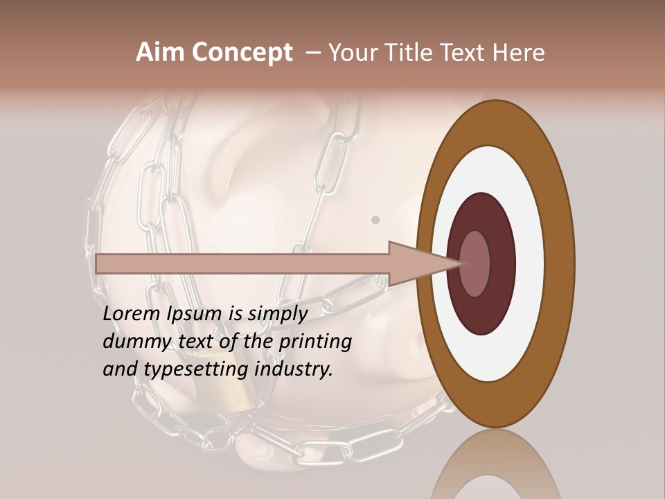 Bank Moneybox Background PowerPoint Template