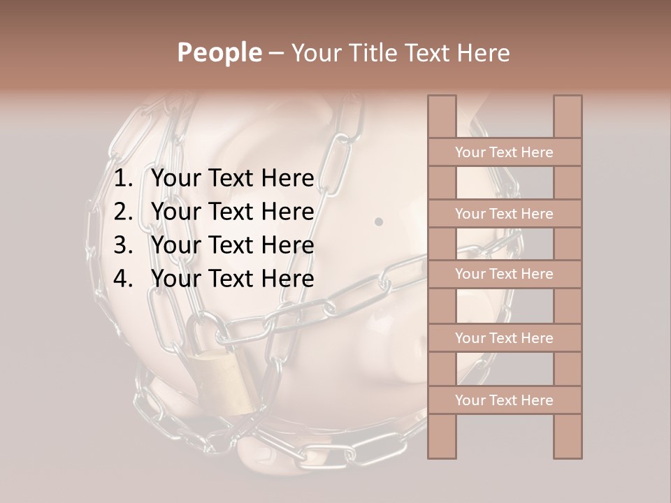 Bank Moneybox Background PowerPoint Template