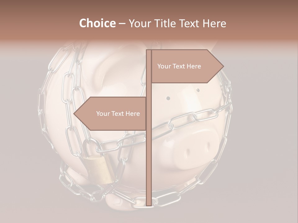 Bank Moneybox Background PowerPoint Template