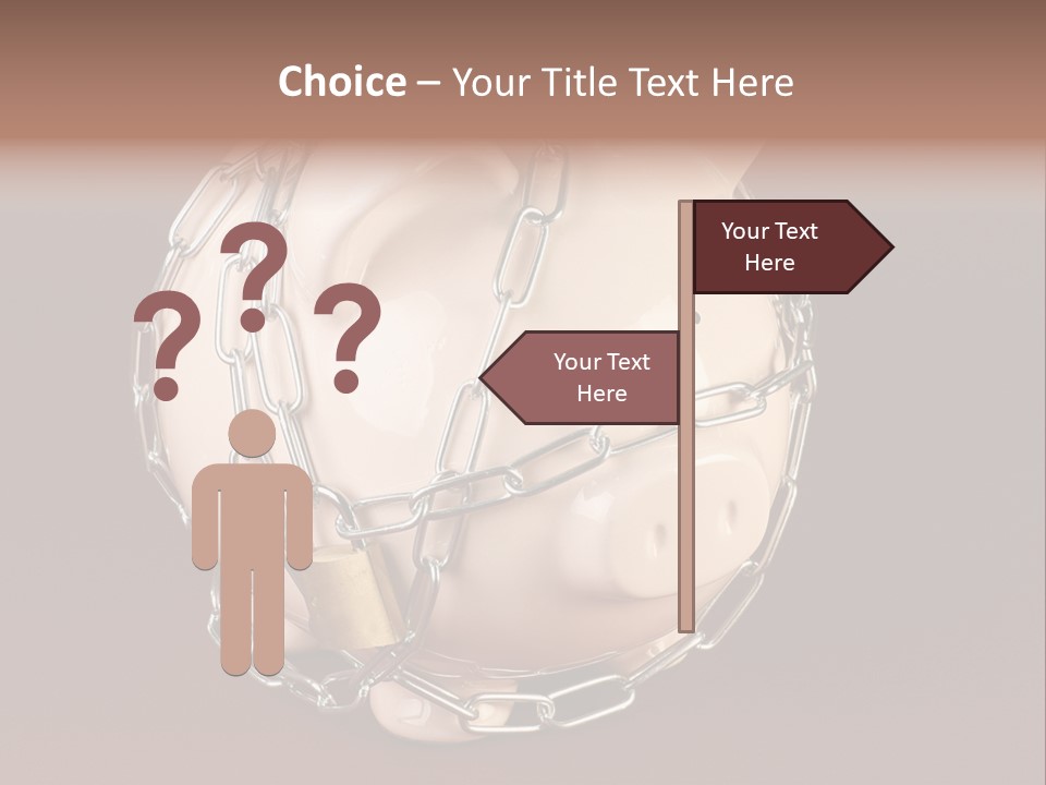 Bank Moneybox Background PowerPoint Template