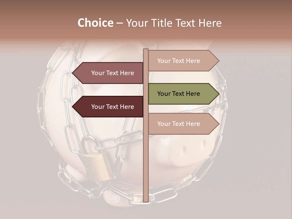 Bank Moneybox Background PowerPoint Template