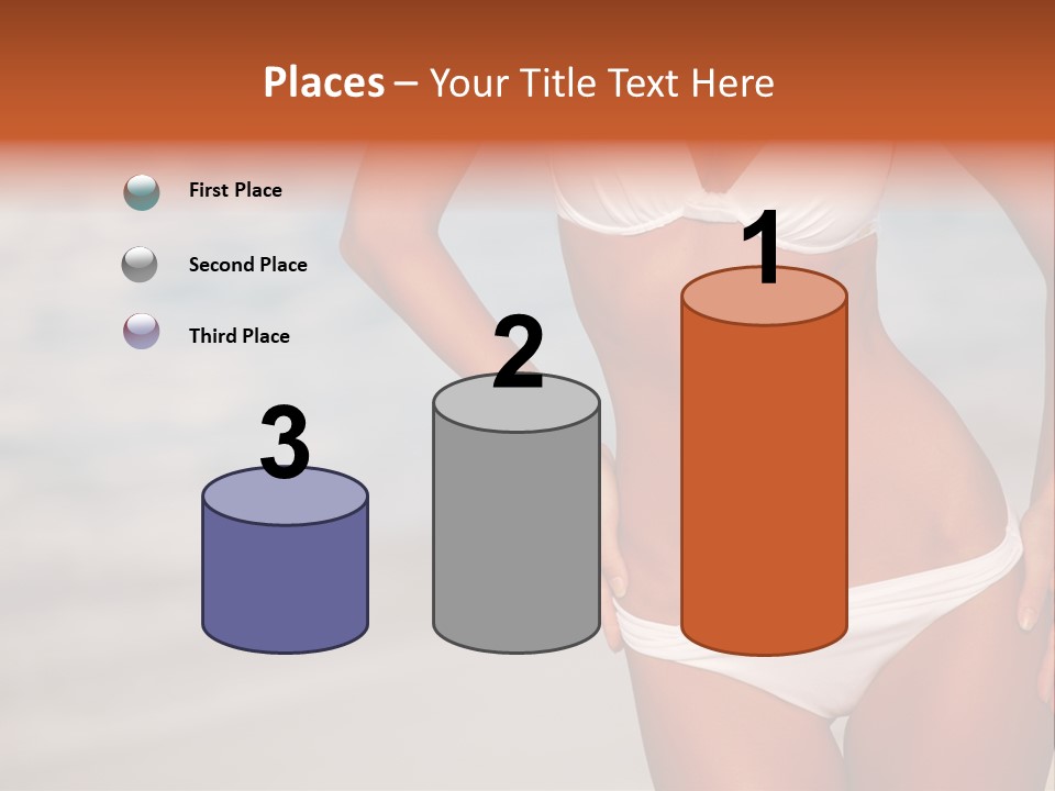 Tropical Legs Tan PowerPoint Template