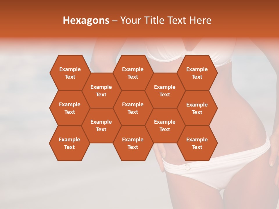 Tropical Legs Tan PowerPoint Template