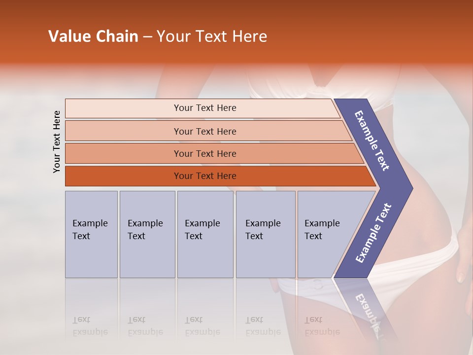 Tropical Legs Tan PowerPoint Template