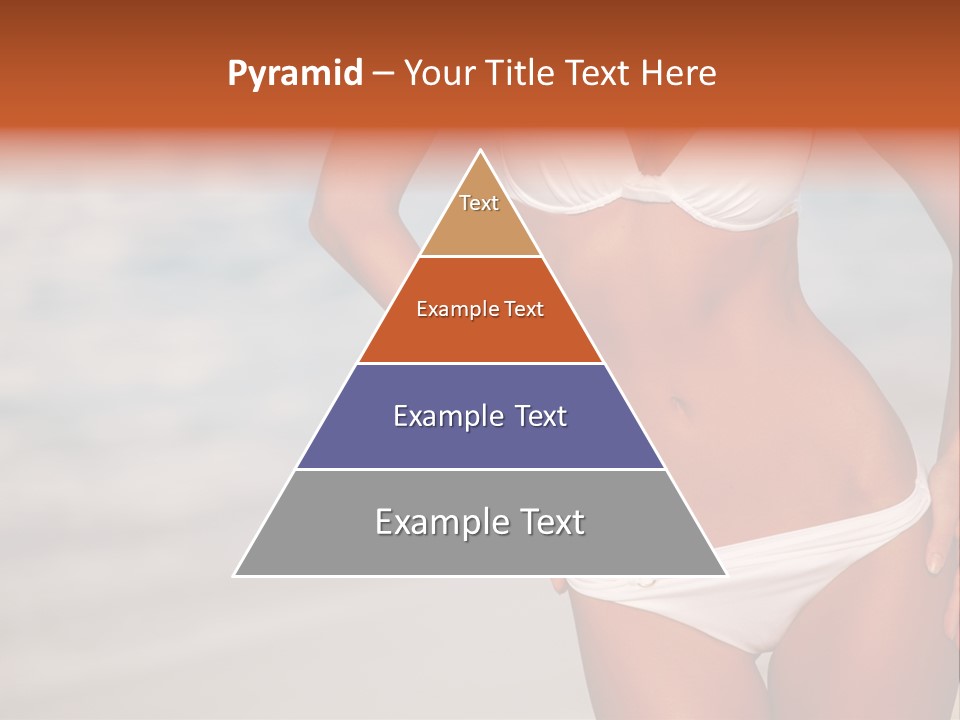 Tropical Legs Tan PowerPoint Template