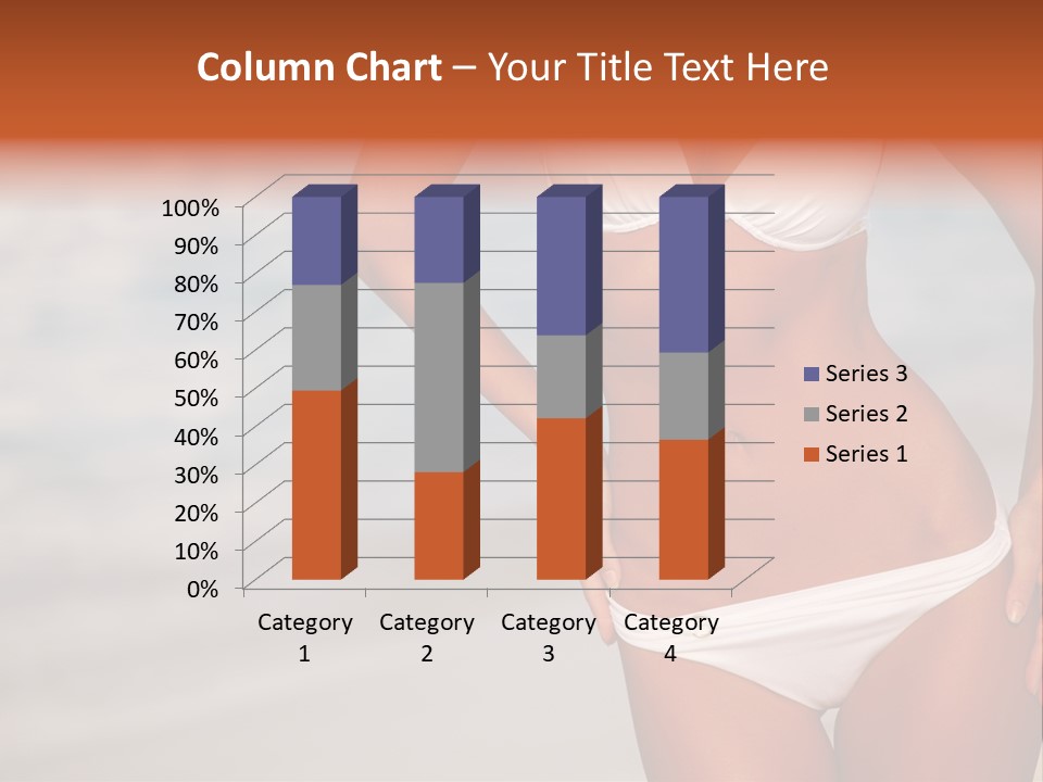 Tropical Legs Tan PowerPoint Template