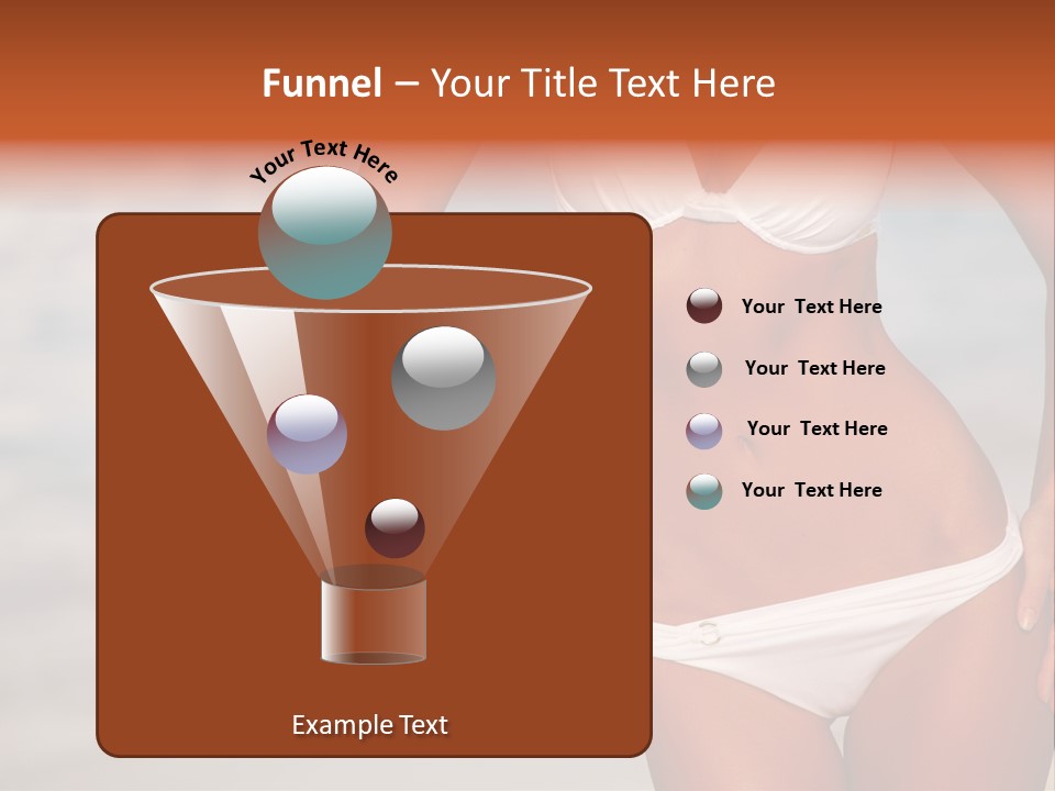 Tropical Legs Tan PowerPoint Template