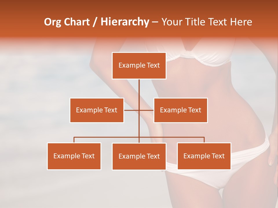 Tropical Legs Tan PowerPoint Template