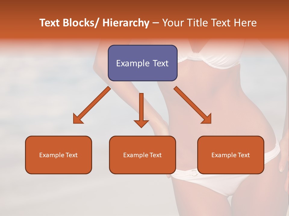 Tropical Legs Tan PowerPoint Template