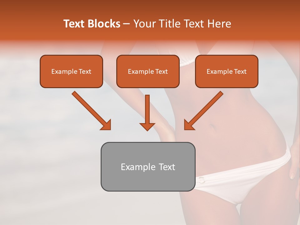 Tropical Legs Tan PowerPoint Template