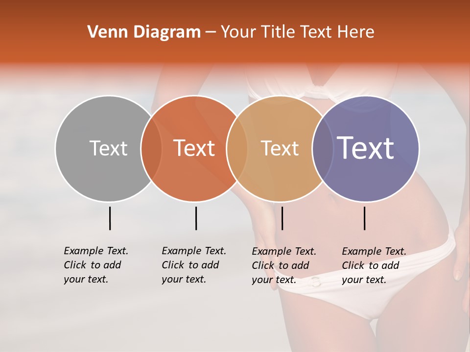 Tropical Legs Tan PowerPoint Template