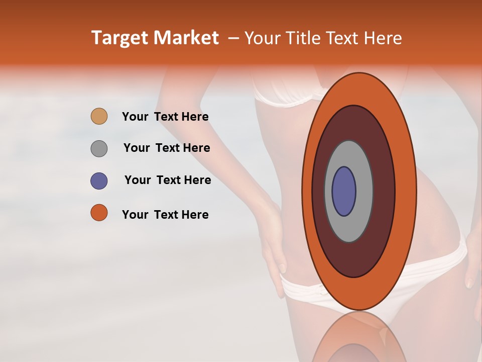 Tropical Legs Tan PowerPoint Template