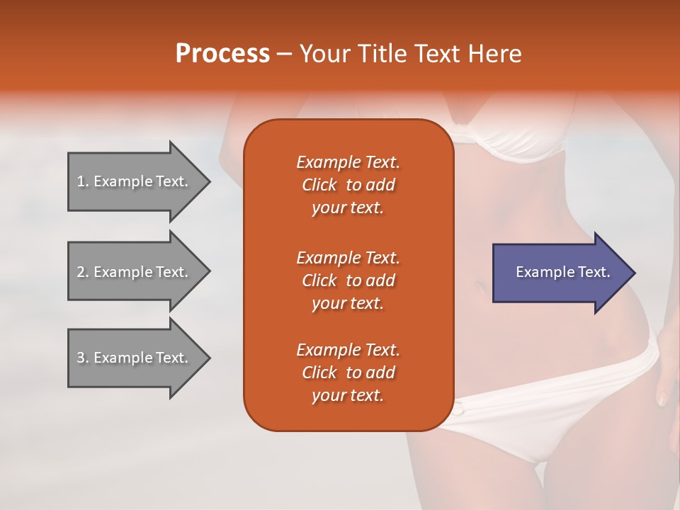 Tropical Legs Tan PowerPoint Template