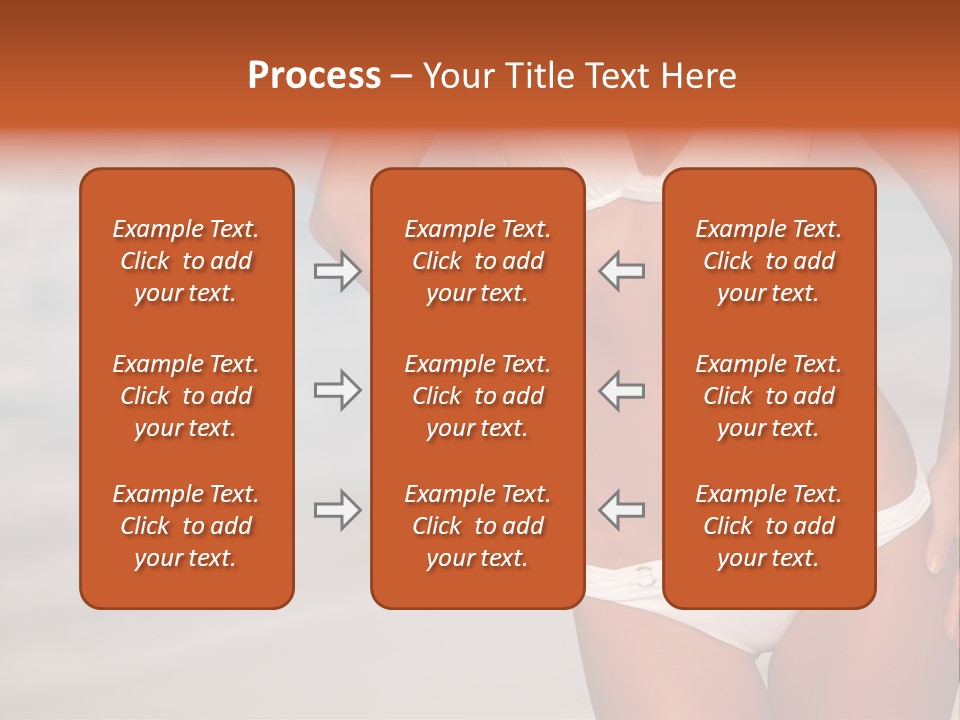 Tropical Legs Tan PowerPoint Template