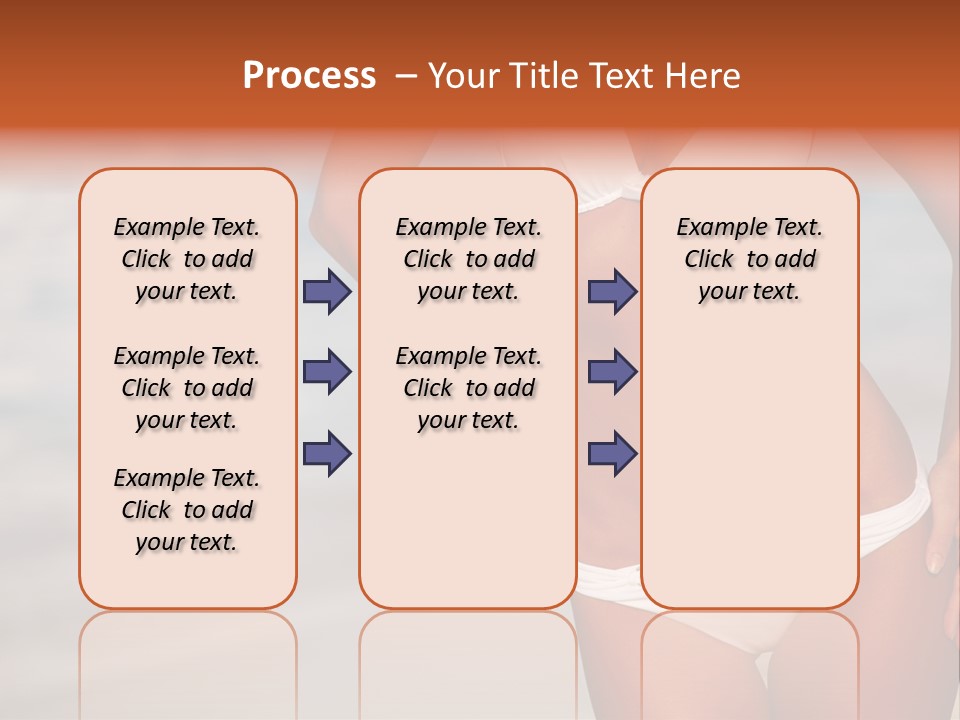 Tropical Legs Tan PowerPoint Template